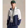 Mens Color-Blocked Hooded Jacket