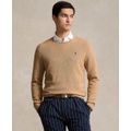 Mens Mesh-Knit Cotton Crewneck Sweater