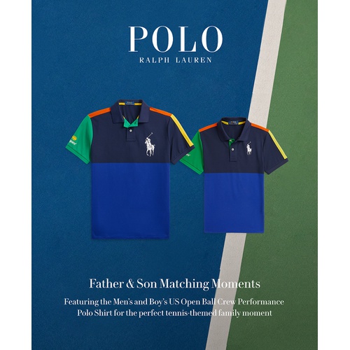 폴로 랄프로렌 Mens US Open Ball Crew Performance Polo Shirt