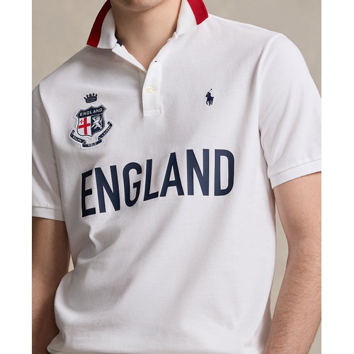 폴로 랄프로렌 Mens Classic-Fit England Polo Shirt