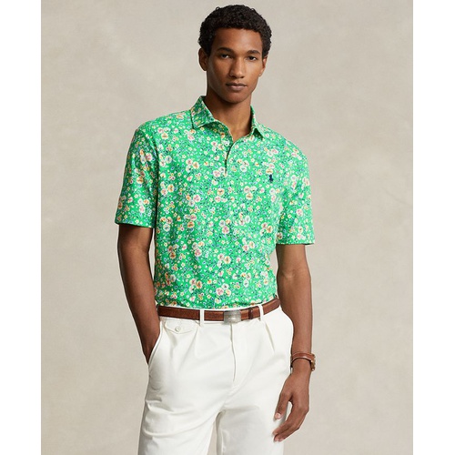 폴로 랄프로렌 Mens Classic-Fit Floral Soft Cotton Polo