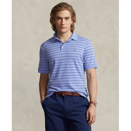 폴로 랄프로렌 Mens Classic-Fit Striped Soft Cotton Polo Shirt