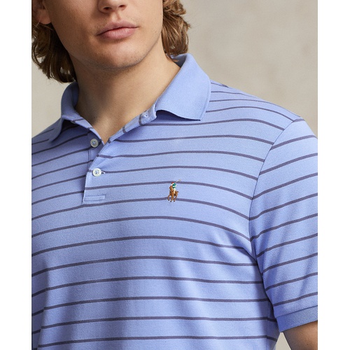 폴로 랄프로렌 Mens Classic-Fit Striped Soft Cotton Polo Shirt