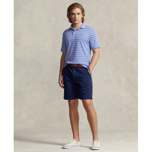 폴로 랄프로렌 Mens Classic-Fit Striped Soft Cotton Polo Shirt