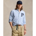 Mens Classic-Fit Logo Patch Oxford Shirt