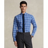 Mens Poplin Plaid Shirt