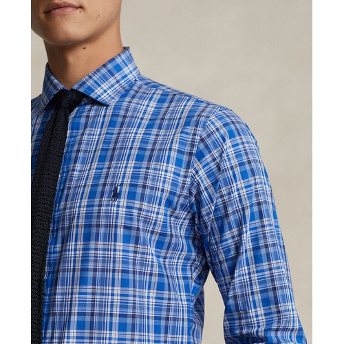 폴로 랄프로렌 Mens Poplin Plaid Shirt