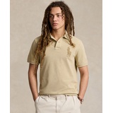 Mens Custom Slim Fit Big Pony Mesh Polo Shirt