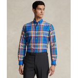 Mens Classic-Fit Plaid Oxford Shirt