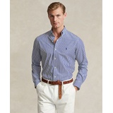 Mens Classic-Fit Striped Stretch Poplin Shirt