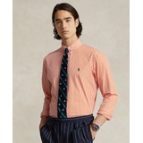 Mens Classic-Fit Striped Stretch Poplin Shirt