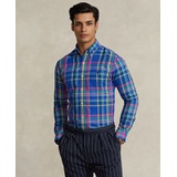 Mens Classic-Fit Plaid Performance Shirt