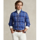 Mens Classic-Fit Plaid Oxford Shirt