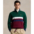 Mens Logo Soft Cotton Quarter-Zip Pullover