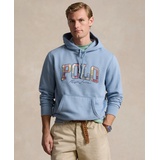 Mens The RL Fleece Plaid-Logo Hoodie