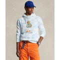 Mens Polo Bear Tie-Dye Fleece Hoodie