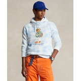 Mens Polo Bear Tie-Dye Fleece Hoodie