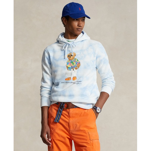 폴로 랄프로렌 Mens Polo Bear Tie-Dye Fleece Hoodie