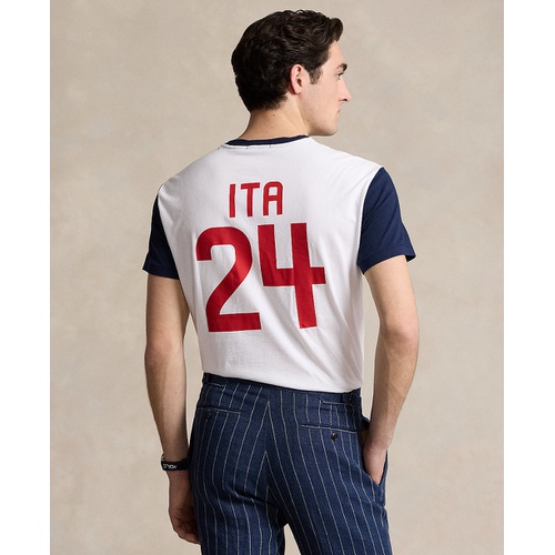 폴로 랄프로렌 Mens Classic-Fit Italy T-Shirt