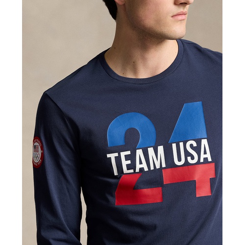 폴로 랄프로렌 Mens Team USA Jersey Graphic T-Shirt