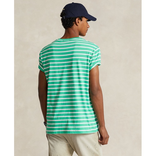 폴로 랄프로렌 Mens Classic-Fit Striped Jersey T-Shirt