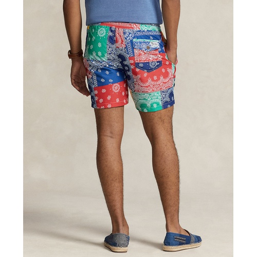 폴로 랄프로렌 Mens 5.75-Inch Traveler Classic Swim Trunks