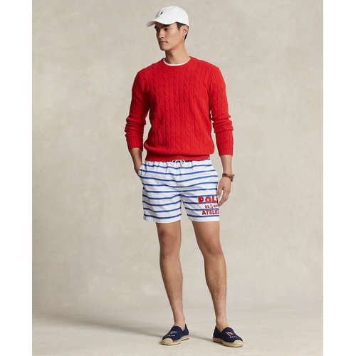 폴로 랄프로렌 Mens 5.75-Inch Traveler Classic Swim Trunks