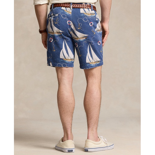 폴로 랄프로렌 Mens 8-Inch Straight-Fit Sailboat Twill Shorts