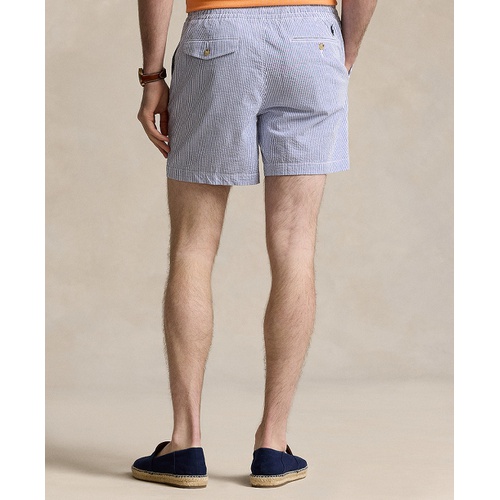 폴로 랄프로렌 Mens 6-Inch Polo Prepster Seersucker Shorts