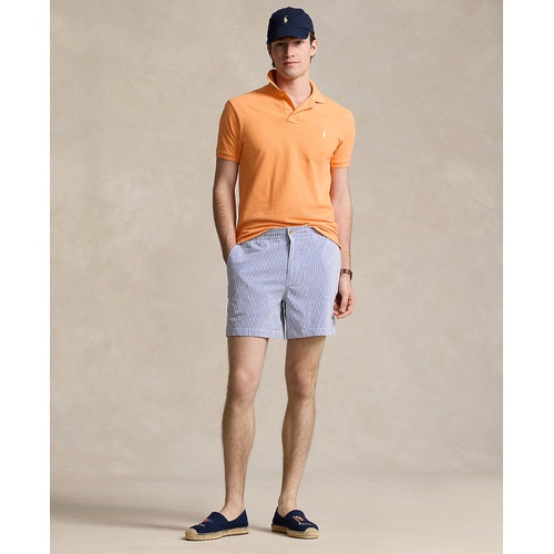 폴로 랄프로렌 Mens 6-Inch Polo Prepster Seersucker Shorts