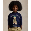 Kids Dog-Print Cotton Long-Sleeve T-shirt