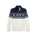 Toddler and Little Boys Snowflake Double-Knit Pullover Sweatshirt