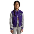 Big Girls Double Knit Baseball Jacket