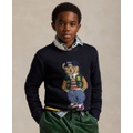 Big Boys Polo Bear Crewneck Sweater