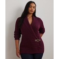 Plus Size Buckled Sweater