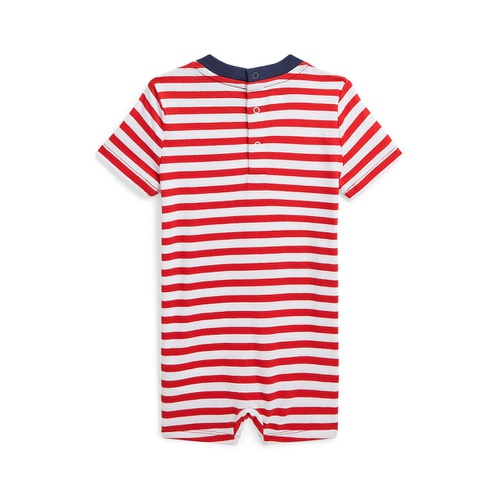 폴로 랄프로렌 Baby Boys Striped Cotton Jersey Shortall