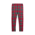 Toddler and Little Girls Plaid Stretch Jersey Legging Pant