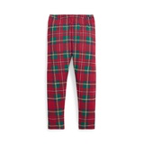 Toddler and Little Girls Plaid Stretch Jersey Legging Pant