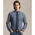 Mens Classic-Fit Plaid Twill Shirt