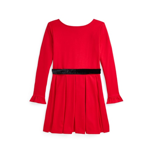 폴로 랄프로렌 Big Girls Pleated Ponte Dress