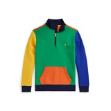 Big Boys Color Blocked Double Knit Sweatshirt