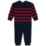 Baby Boys Cotton Striped Shirt & Pants Set