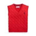 Baby Boys Cable Knit V neck Sweater Vest