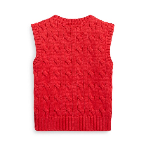 폴로 랄프로렌 Baby Boys Cable Knit V neck Sweater Vest