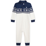 Baby Cotton Snowflake Print Coverall