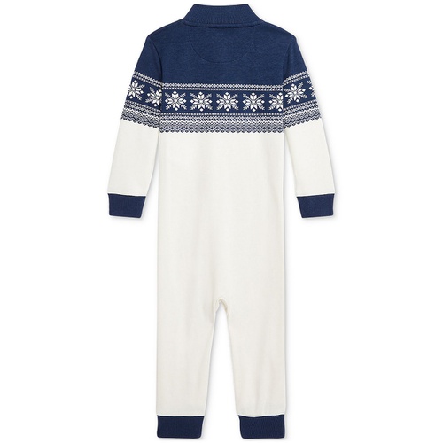 폴로 랄프로렌 Baby Cotton Snowflake Print Coverall