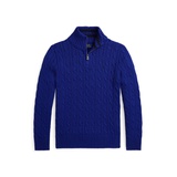 Big Boys Cable Knit Cotton Quarter Zip Sweater