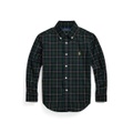 Little and Toddler Boys Plaid Cotton Poplin Shirt