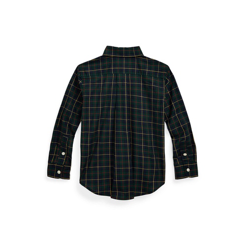 폴로 랄프로렌 Little and Toddler Boys Plaid Cotton Poplin Shirt