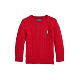 Toddler and Little Boys Polo Bear Cable Knit Cotton Sweater